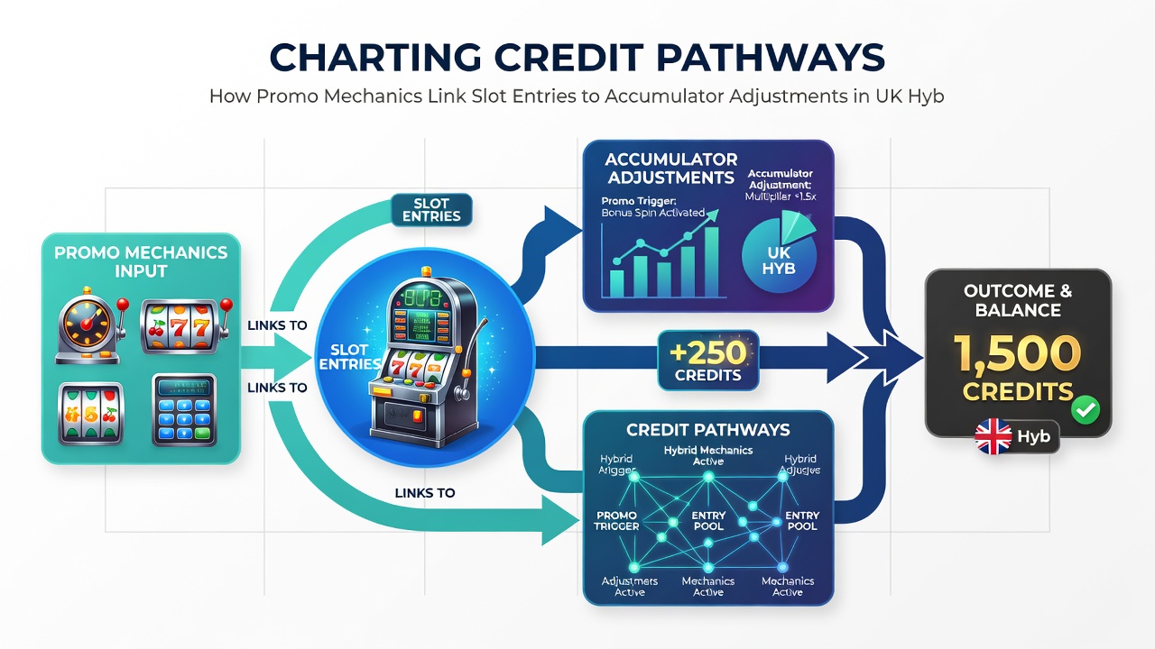 Chart showing how promotional credits adjust accumulator bets in casino-sports hybrids