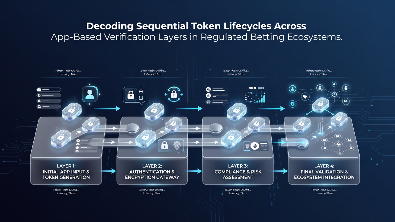Flowchart illustrating token expiration and audit trail processes within betting verification layers