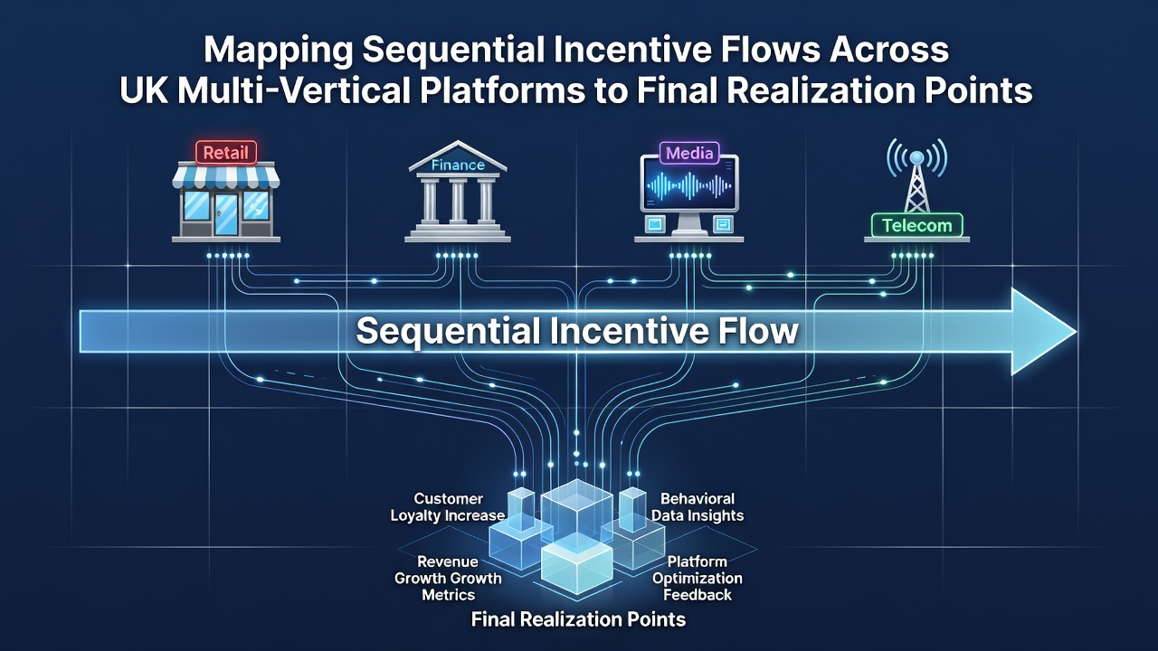 Flowchart showing incentive progression from entry to final realization in hybrid UK betting platforms