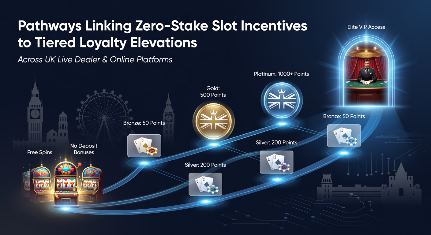 Diagram of loyalty tier progression from slot incentives to live dealer and sports rewards