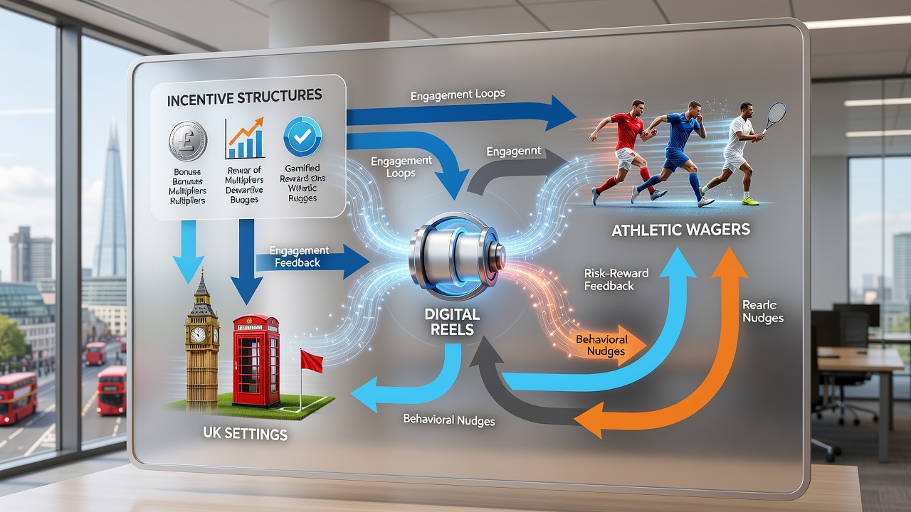 Flowchart showing credit movement from slot reels to sports betting markets within UK regulatory parameters