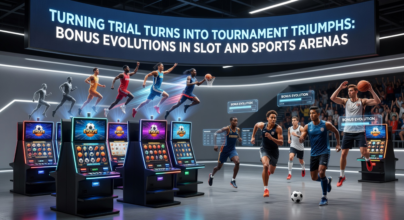 Dynamic split-screen of slot tournament leaderboard merging with sports betting odds board, highlighting bonus progression paths